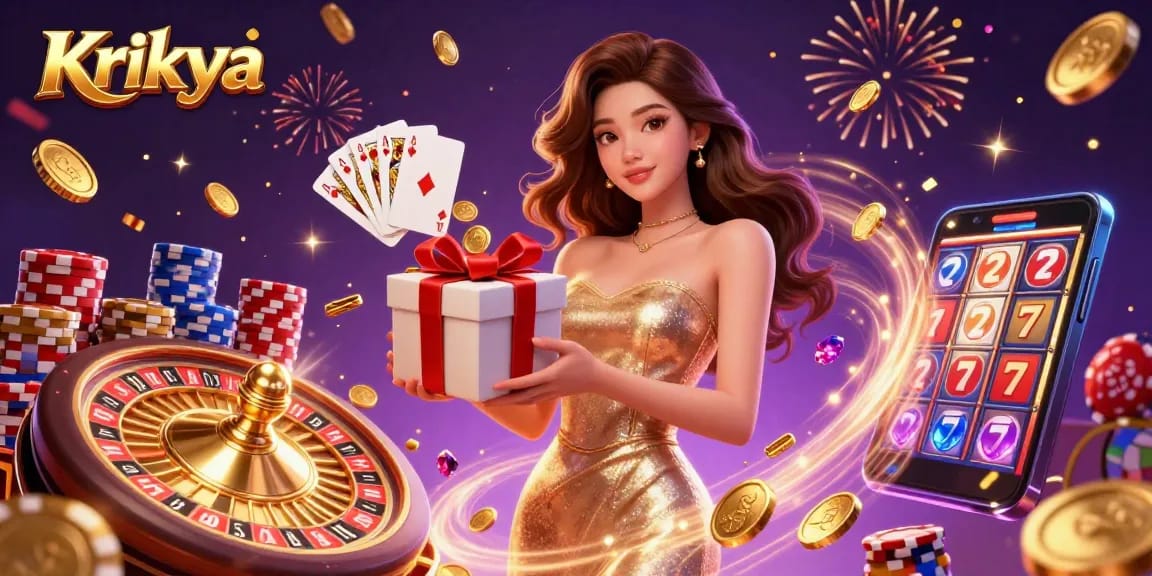 Krikya offers immersive online gaming with slots, casino actions, and exciting rewards.