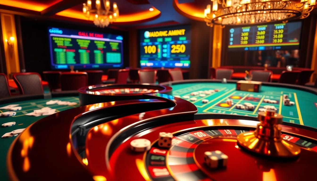Experience the thrill of GA888 with vibrant casino tables and exciting games.