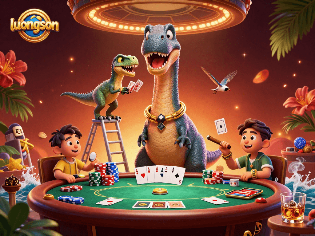 Experience the thrill of gambling with luongson alongside vibrant poker action and dynamic characters.