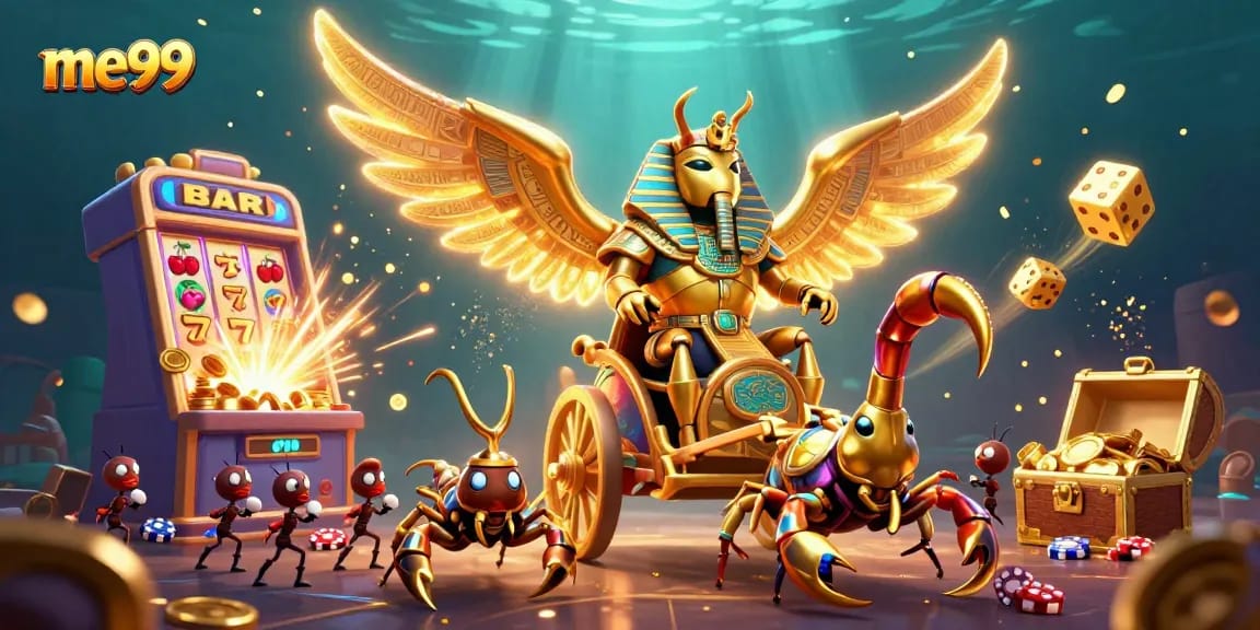 Spin to win with me99, where epic treasures and jackpots await in a vibrant casino world!