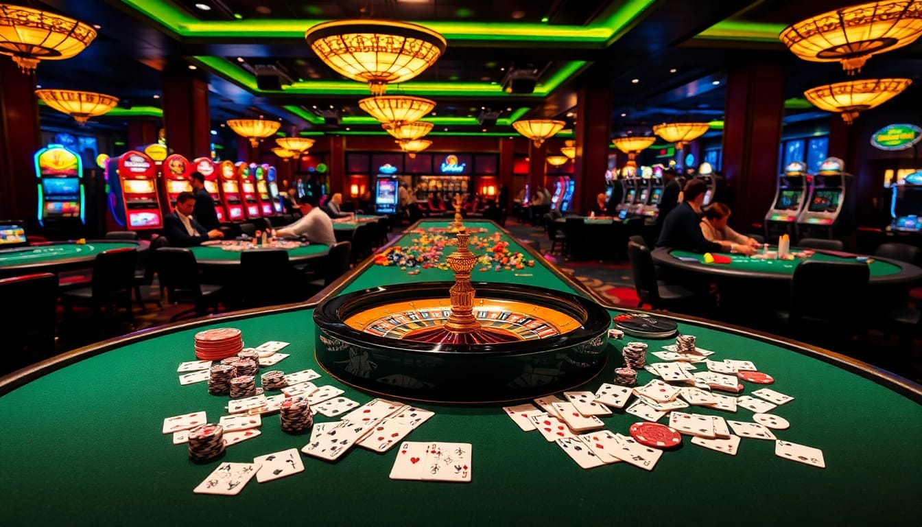 Experience the luxury of high-stakes gaming at 789f with vibrant tables and eager players.