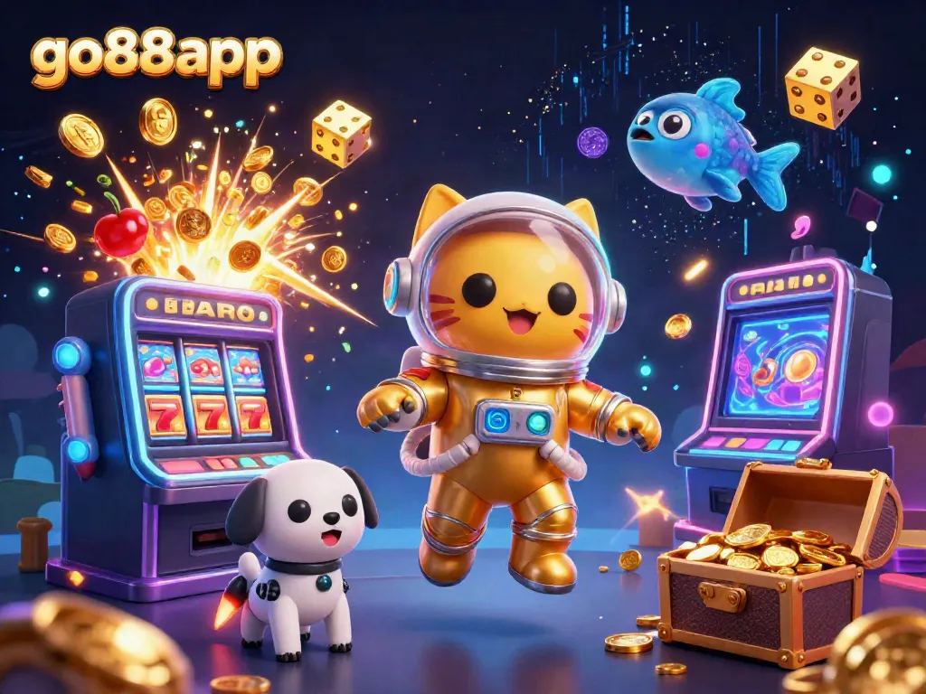 Experience vibrant gameplay in the go88app universe, where animated characters embark on thrilling casino adventures.