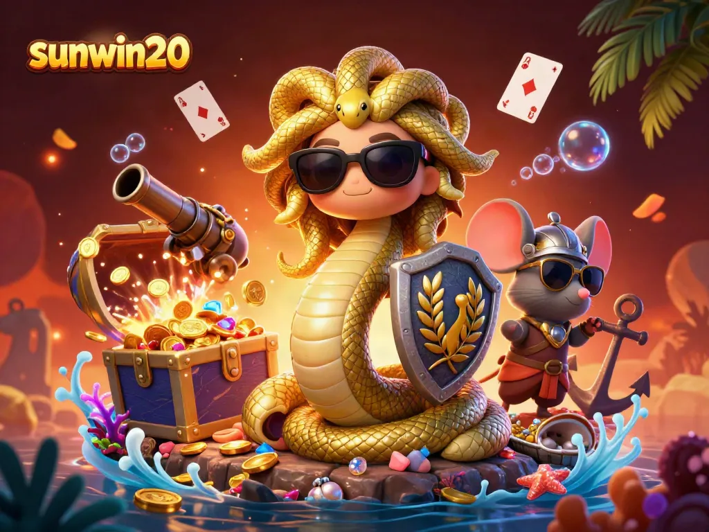 Win big at sunwin20 with exciting games featuring Medusa and treasure!