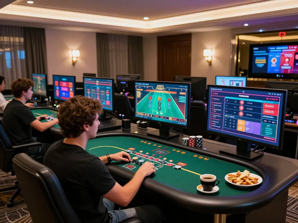 Join the excitement at nhà cái bl555 with multiple screens showcasing thrilling poker games