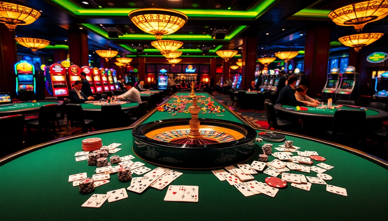 Experience the luxury of high-stakes gaming at 789f with vibrant tables and eager players.