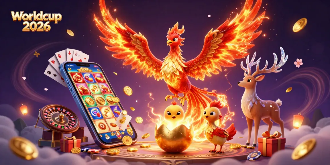Engage in the thrilling Worldcup 2026 betting experience with 3D phoenixes and dynamic casino elements.