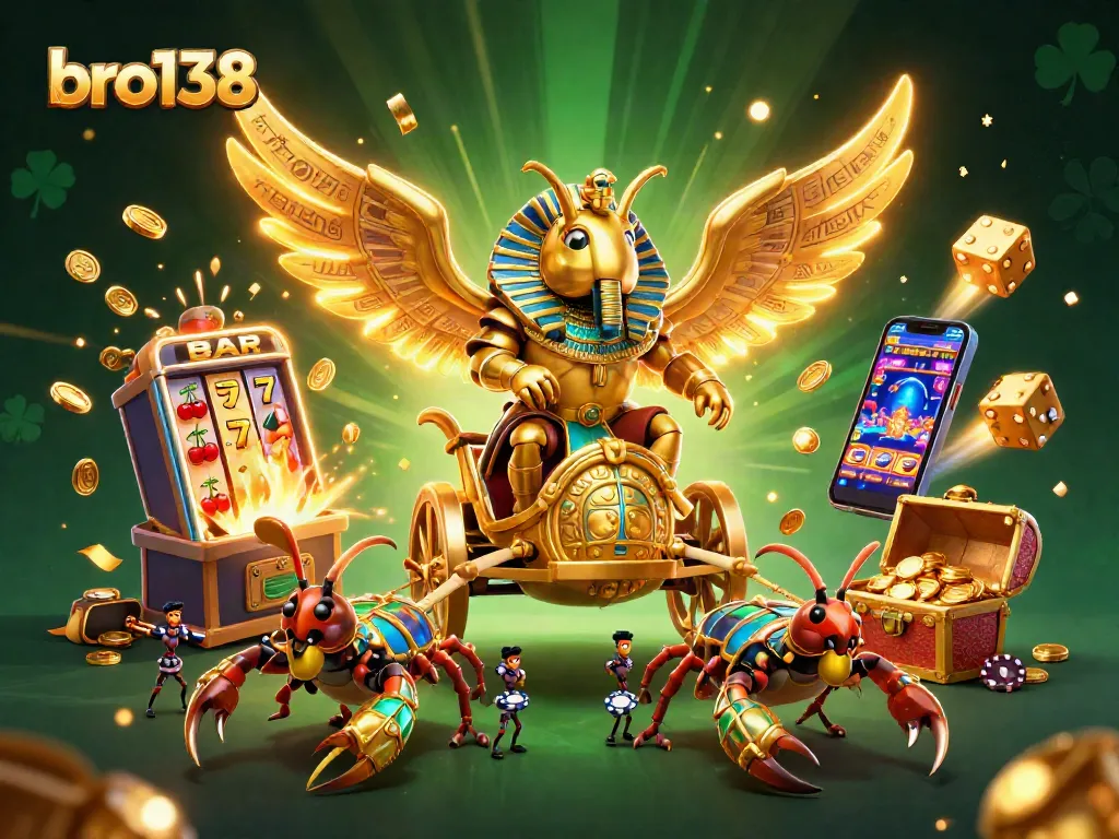 Win big with bro138 in an exciting casino atmosphere featuring vibrant 3D elements!