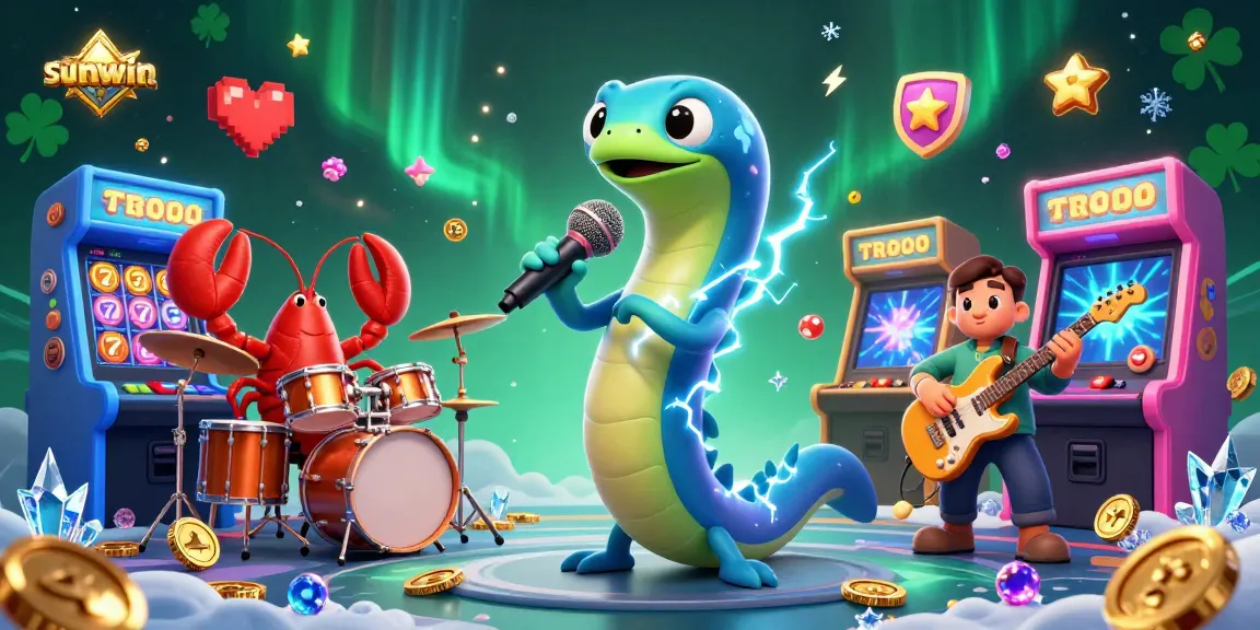 Experience the excitement of sunwin with an underwater casino featuring vibrant 3D characters and games.